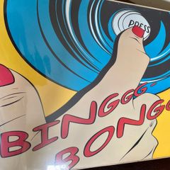 Unopened Collectable 1999 Pop Art Painting Binggg Bongg Deborah Azzopardi for IKEA