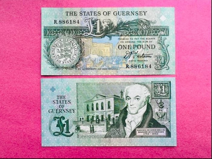 Guernsey. 1 Pound 1991 Pick 52b unc