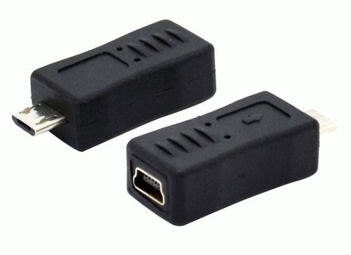 New USB 2.0 Mini A 5 Pin Female to Micro B Male Adapter Converter #239