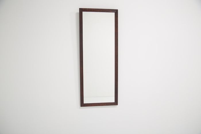 Vintage Danish Rosewood Mirror, 1960s