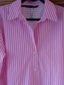 ZARA, Oversized poplin shirt, Medium BNWOTladies blouse,