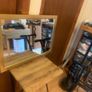 Elegant Gold Framed Wall Mirror (71 cm x 51 cm) Excellent Condition Image 2