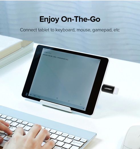 Ugreen OTG Micro USB (Male) to USB-A (Female) QC 3.0-2.0 Charger & Sync Convertor Adapter (Brand New/Warranty)