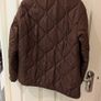 Quilted Maroon Jacket (S) Image 3