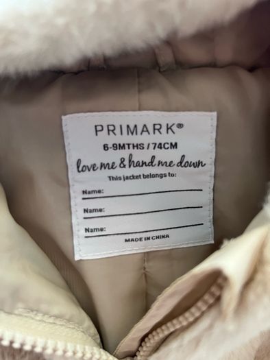 Girls jacket 6/9 mths