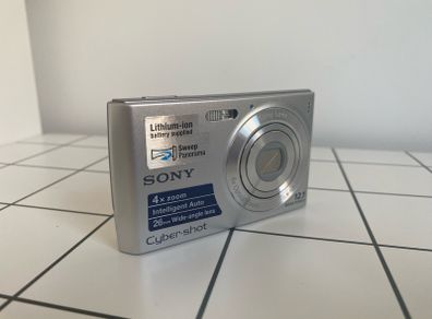 Sony CyberShot DSC-W510 Silver 12.1 MP Digital Camera Tested Working