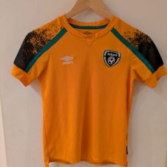 Ireland Football 2021 Orange Away Official Umbro Jersey.