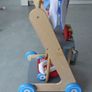 Push along toy cleaning trolley Image 2