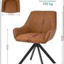 Set of 2 Dining Chairs with Armrests still in box never opened Image 2