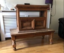 mexican pine coffee table and unit