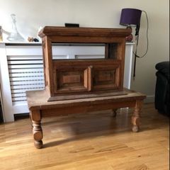 mexican pine coffee table and unit