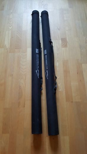 A pair of Shakespeare's spinning rods.