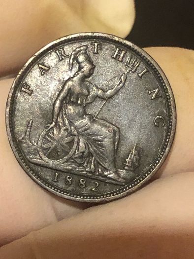 1882H Farthing Victoria