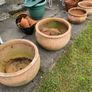 Mixed set of 11 terracotta pots Image 3