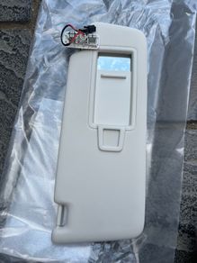 New Vw Sun Visor With Mirror And Cover White 'st.tropez' 3g0857552hpc3 Genuine