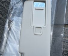 New Vw Sun Visor With Mirror And Cover White 'st.tropez' 3g0857552hpc3 Genuine