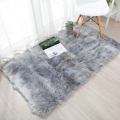 Fluffy Rug, Queta Soft Bed Rug Faux Sheepskin Rug Runner for Living Room Nursery Bedroom Sofa Mat Car Bedside Rug (FREE POSTAGE)