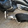 Black Fossil Leather Handbag Image 3