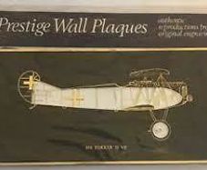 Prestige Wall Plaque 1918 Fokker D-VII. New! Free Postage!
