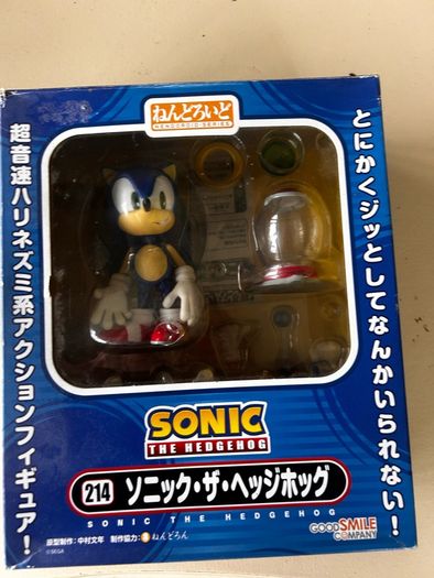 Sonic the Hedgehog Nendoroid 214 Good Smile Company Complete with Box Authentic Figure