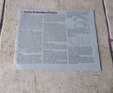 Anchor Embroidery Designs , Vintage Motifs Book 1969