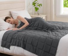 Good Nite Weighted Blanket Adults 6kg Glass Beads Soft Cosy - Brand New