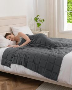 Good Nite Weighted Blanket Adults 6kg Glass Beads Soft Cosy - Brand New