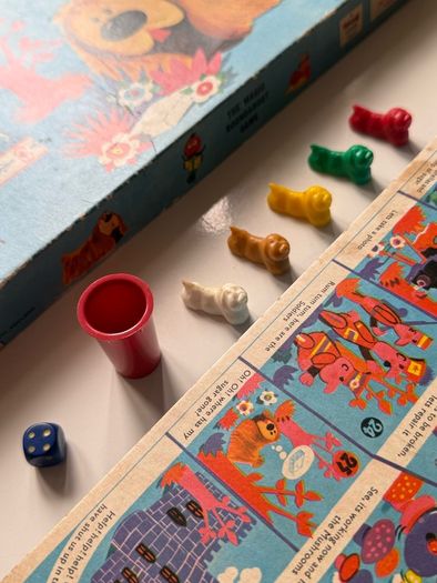 Vintage 1967 Tri-ang Magic Roundabout Game Boxed