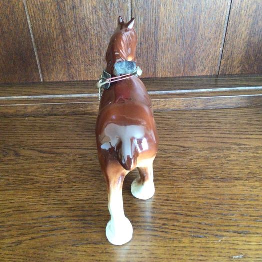 Ceramic Shire horse ornament