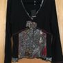 CARL OPIK Graphic Printed Stretch Top New Image 5