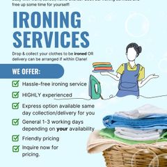 Ironing Service Available! Highly Experienced Hassle Free