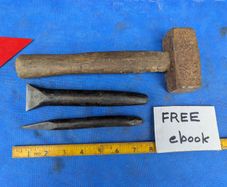 3 Stone Masons Tools