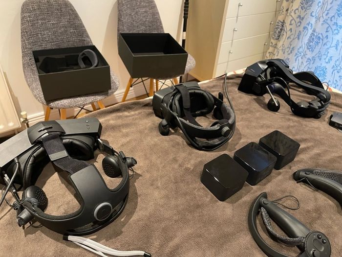 VR Headset lot: Valve Index, Pimax Crystal, Pimax 5k+