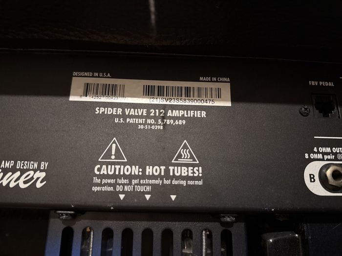Line 6 spider valve 212 no cabinet