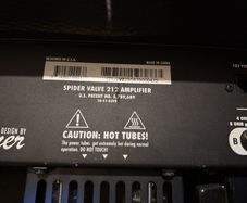 Line 6 spider valve 212 no cabinet