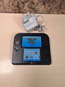 Nintendo 2ds Console Black Blue With Charger