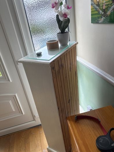 Solid wooden tall boy drawers