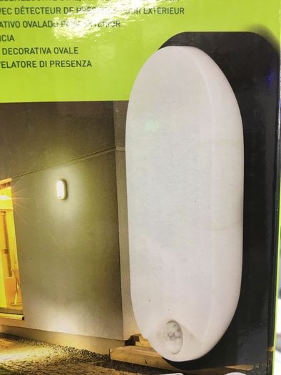 Outdoor Wall Light with PIR Sensor