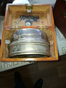 Antique Pigeon Racing Timer Clock 1910-1940. Housed Dovetail-Jointed Oak Case, Postage Available or Collection