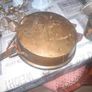 Large Antique Copper and Iron Deep Pan around the 19th or early 20th century, Postage Available or Collection on all my items Image 4