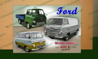 Ford Thames classic van tin metal sign