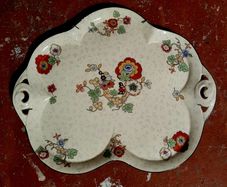 Vintage crown ducal wall platter