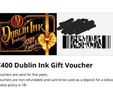 Tattoo Voucher Dublin Ink