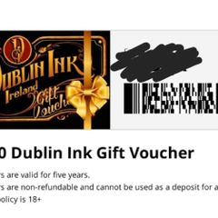 Tattoo Voucher Dublin Ink