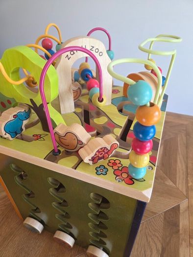 Wooden Activity Cube
