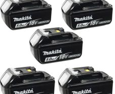 Makita BL1850 18V 5.0Ah LXT Lithium-Ion Battery (Pack of 5)