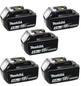 Makita BL1850 18V 5.0Ah LXT Lithium-Ion Battery (Pack of 5)