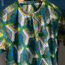Vintage African Print Shirt Image 2