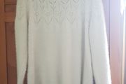 Woolen White Sparkling Sweater