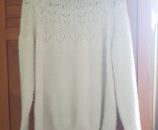 Woolen White Sparkling Sweater